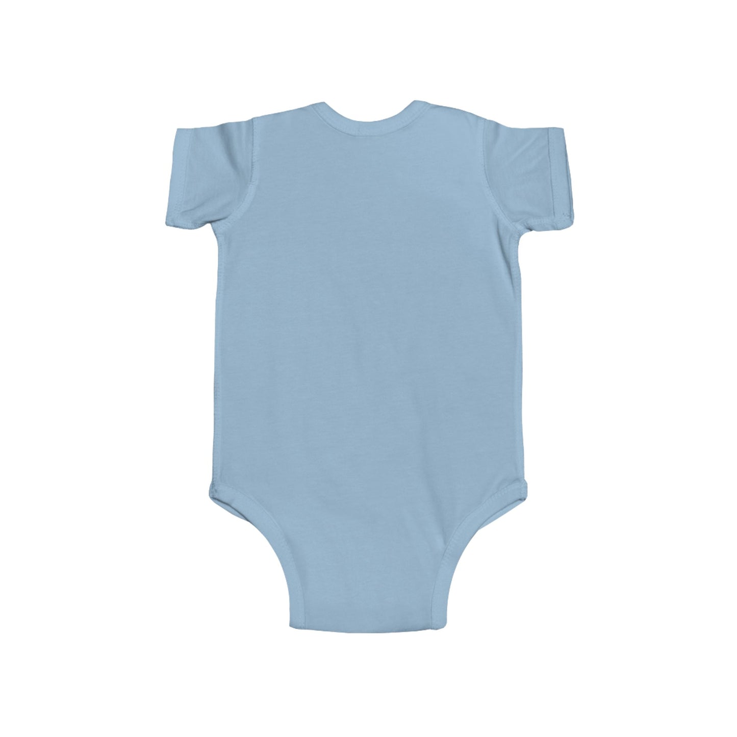 Infant Bodysuit – "Let Your Light Shine Before Others" Newborn Baby Onesie (Grey)