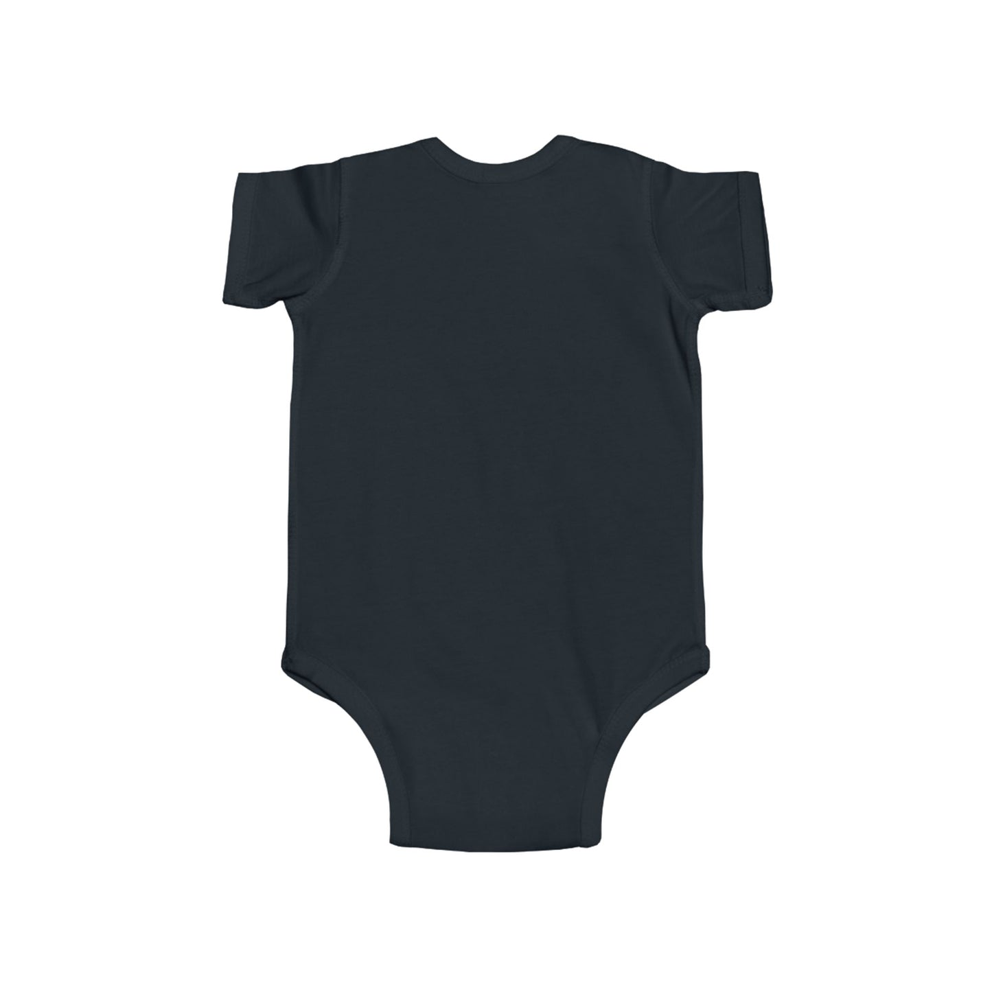 Infant Bodysuit – "Let Your Light Shine Before Others" Newborn Baby Onesie (Grey)