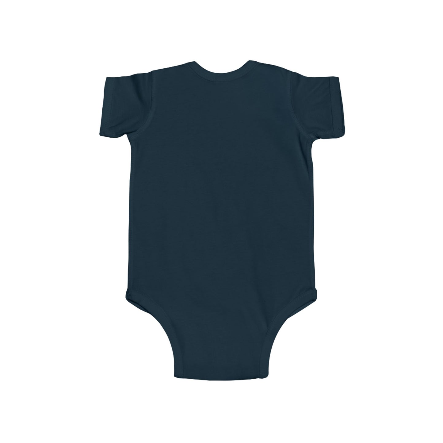 Infant Bodysuit – "Let Your Light Shine Before Others" Newborn Baby Onesie (Grey)