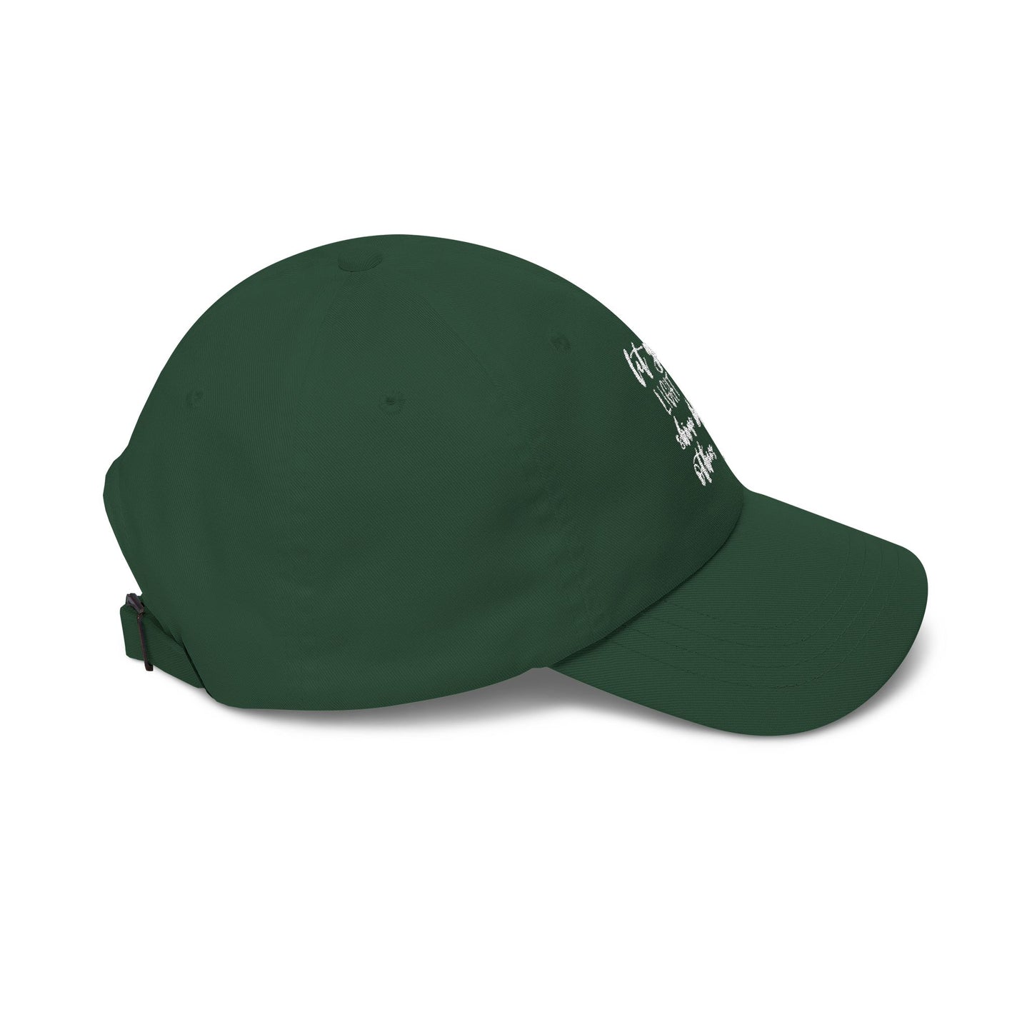 Let Your Light Shine Before Others Dad Cap — Inspirational Embroidered Baseball Hat