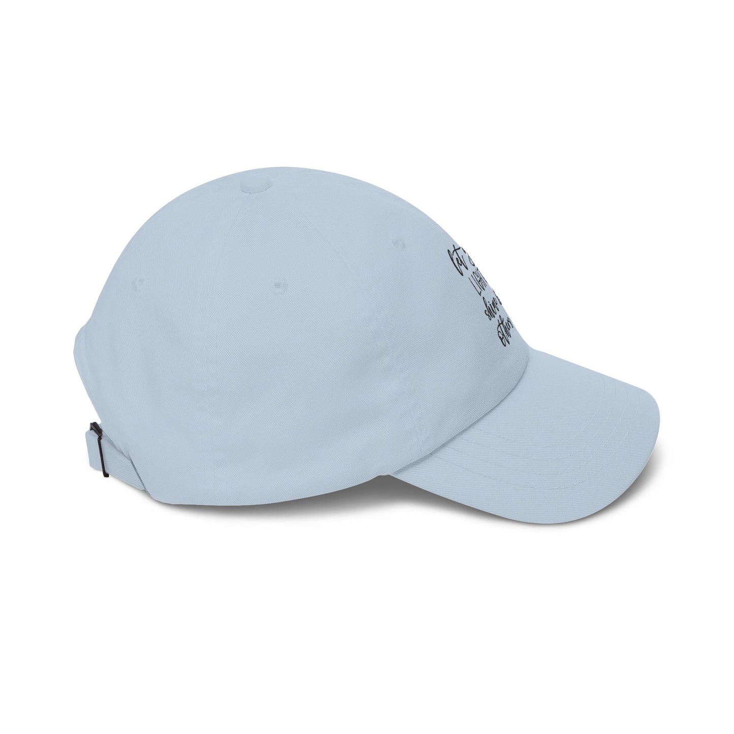Dad Cap — "Let Your Light Shine Before Others" Inspirational Embroidered Hat